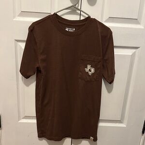 Carhartt Kids Chocolate Brown Tee with Texas Patch